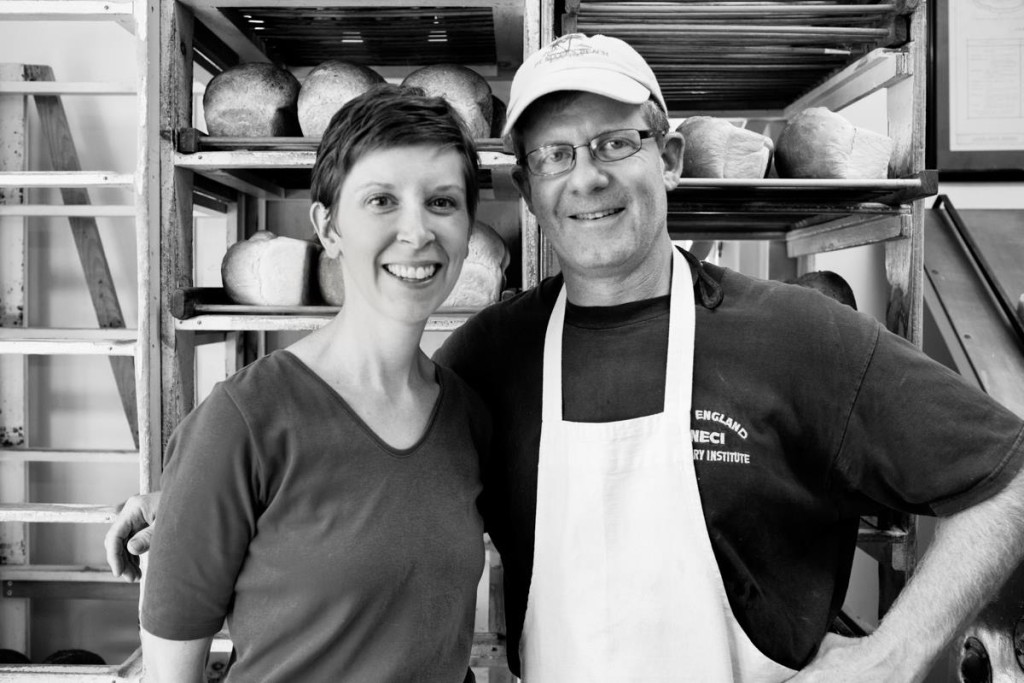 Steve Stoufer and Maria Manghi Stoufer, owners of the Manghis' Bread. Photo courtesy King Arthur Flour.